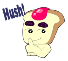 The Cute Toast Boy sticker #3749891