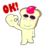 The Cute Toast Boy sticker #3749893