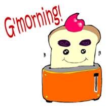 The Cute Toast Boy sticker #3749895