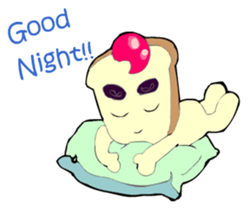 The Cute Toast Boy sticker #3749896