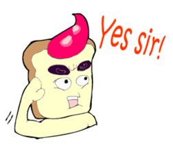 The Cute Toast Boy sticker #3749901