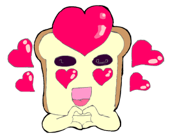 The Cute Toast Boy sticker #3749907
