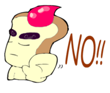 The Cute Toast Boy sticker #3749912