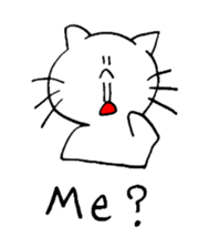 Yes, it's a cat, sticker sticker #3750064