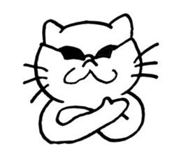 Yes, it's a cat, sticker sticker #3750085