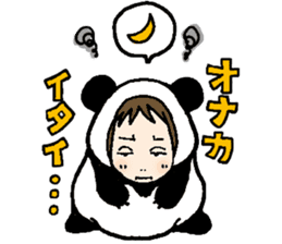 yakuzen-panda sticker #3750223