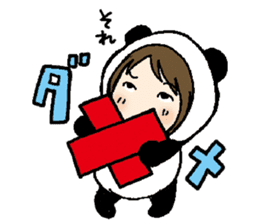 yakuzen-panda sticker #3750231
