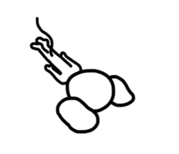 Pure white mouse (English Ver.) sticker #3750603