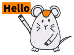 Kawaii HAMSTER MOUSE sticker #3750728