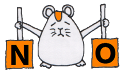 Kawaii HAMSTER MOUSE sticker #3750730