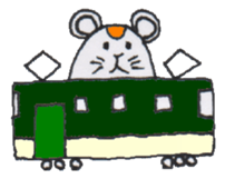 Kawaii HAMSTER MOUSE sticker #3750731