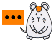 Kawaii HAMSTER MOUSE sticker #3750733