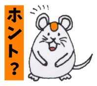 Kawaii HAMSTER MOUSE sticker #3750739