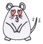 Kawaii HAMSTER MOUSE sticker #3750753