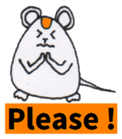 Kawaii HAMSTER MOUSE sticker #3750754