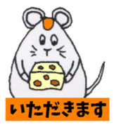 Kawaii HAMSTER MOUSE sticker #3750761