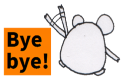 Kawaii HAMSTER MOUSE sticker #3750763