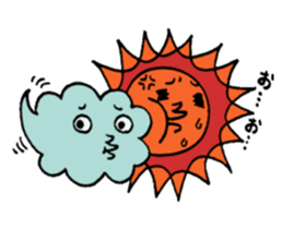 THE NORTH WIND AND THE SUN sticker #3751399