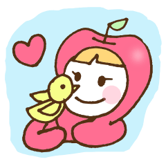 Apple girl's cute life