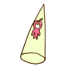 Apple girl's cute life sticker #3751716