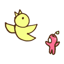 Apple girl's cute life sticker #3751719