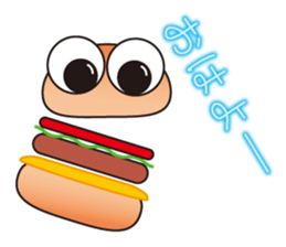 One day of a hamburger sticker #3752167