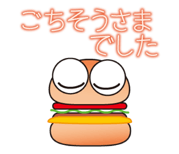 One day of a hamburger sticker #3752169