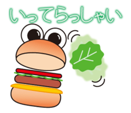One day of a hamburger sticker #3752171
