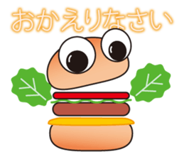 One day of a hamburger sticker #3752173