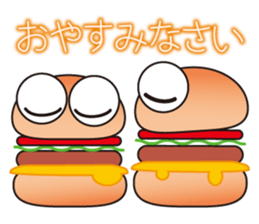 One day of a hamburger sticker #3752176
