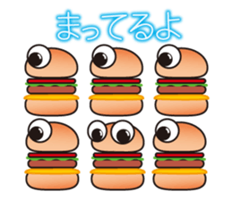 One day of a hamburger sticker #3752177