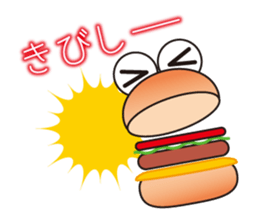 One day of a hamburger sticker #3752179