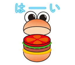 One day of a hamburger sticker #3752181