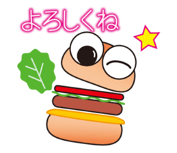 One day of a hamburger sticker #3752183