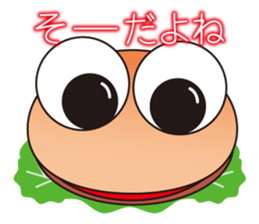 One day of a hamburger sticker #3752185