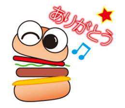 One day of a hamburger sticker #3752186