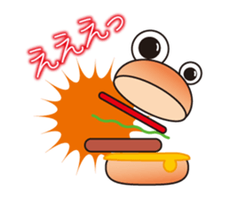 One day of a hamburger sticker #3752187