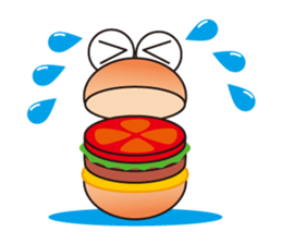One day of a hamburger sticker #3752188