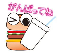 One day of a hamburger sticker #3752189