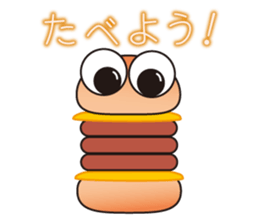 One day of a hamburger sticker #3752198
