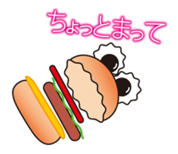One day of a hamburger sticker #3752200