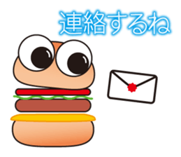 One day of a hamburger sticker #3752205