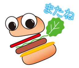 One day of a hamburger sticker #3752206