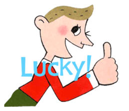 Lucky red! sticker #3752663