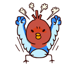 Blue chick sticker #3752786