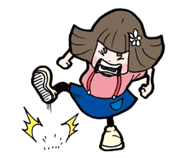 Naughty girl!! sticker #3752974