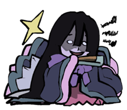 Twelve-layered ceremonial kimono sticker #3753060