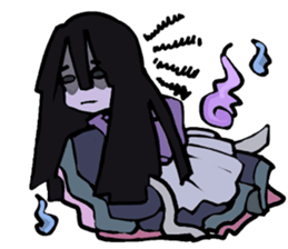 Twelve-layered ceremonial kimono sticker #3753063