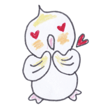 Cute chatting Cockatiel-chan sticker #3753418
