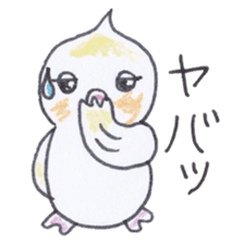 Cute chatting Cockatiel-chan sticker #3753433
